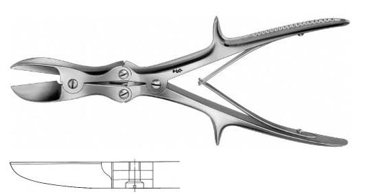 ЛІСТОН КІСТК. КУСАЧКИ ПРЯМ. 280MM